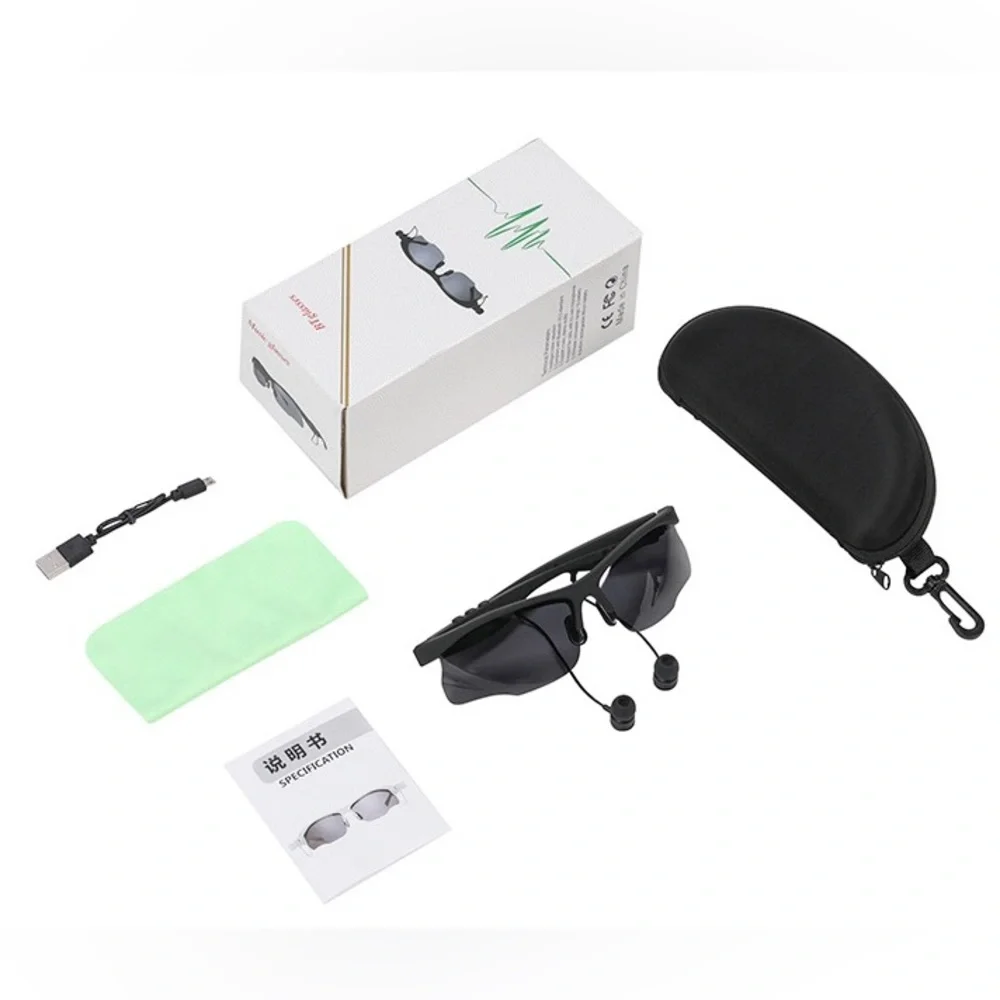 Smart Music Sunglasses & Earphones BLUETOOTH-5.0 HIFI Sound Quality/Hands-Free